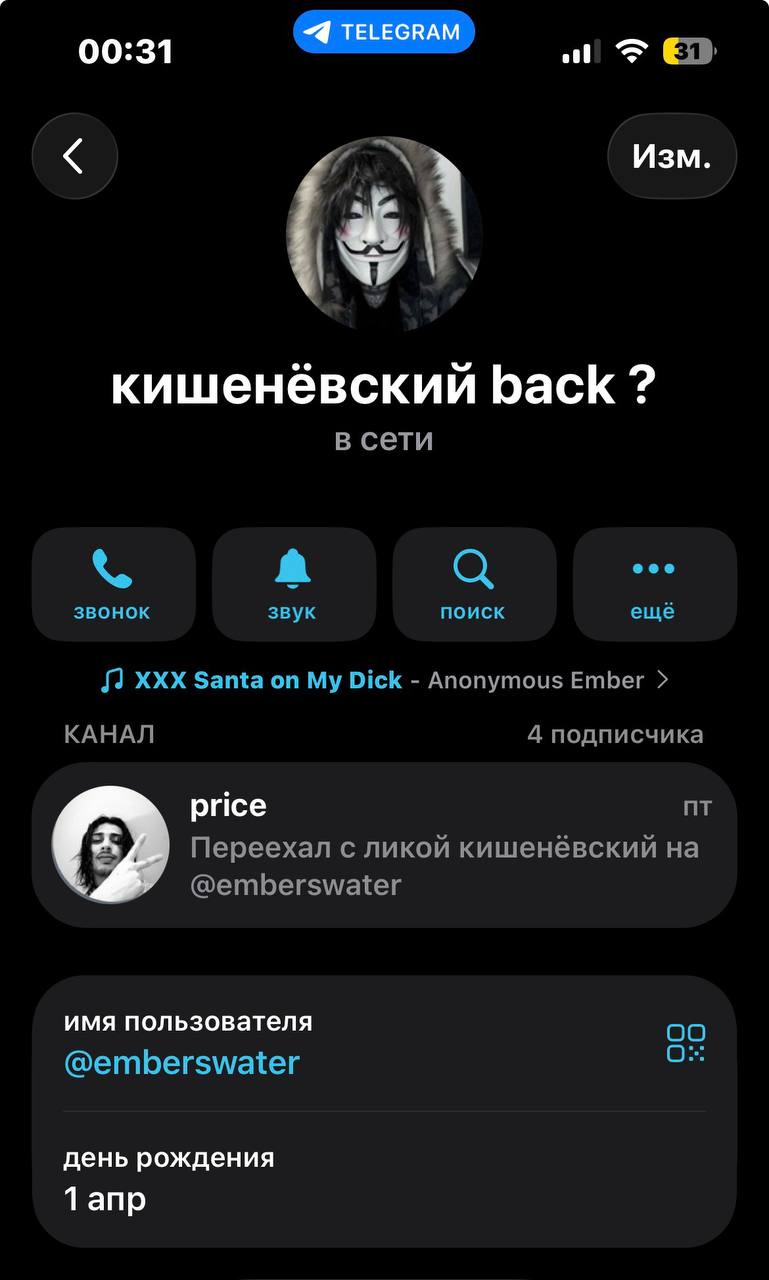 Аватар пользователя